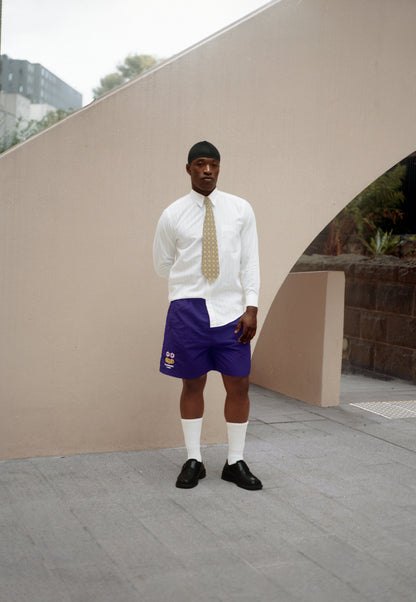 NYLON NAVY SHORT